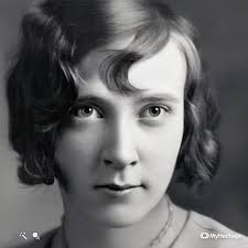 My grandmother, around 1928. Used Deep Nostalgia by MyHeritage