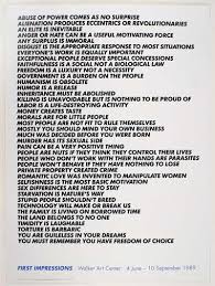 Share jenny holzer quotations about art, painting and desire. Jenny Holzer Truisms Anger Inspirational Quotes No Response