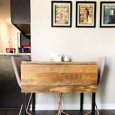 Box Frame Drop Leaf Expandable Table In 2020 Dining Table Small Space Space Saving Dining Table Dining Room Small
