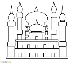 Mewarnai gambar hewan melata ulat. 65 Mewarnai Gambar Masjid Istiqlal Top Gambar Masjid