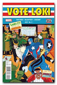 It's exactly what it sounds like, a political satire in the grand tradition of fictional characters. Product Details Vote Loki 2