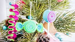 Peppermint candy you can follow along via: Diy Felt Candy Christmas Tree Ornaments Fleece Fun