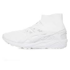 The evoride 2 is a plateless but rigid rocker based light sam: Asics Gel Kayano Knit White Shoe