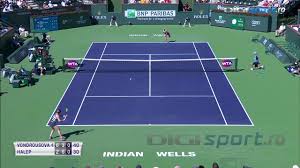 Simona joacă azi la digi sport şi la simplu, şi la dublu. Video Simona Halep Marketa Vondrousova 2 6 6 3 2 6 In Optimi La Indian Wells