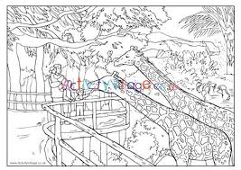 Maybe you would like to learn more about one of these? At The Zoo Colouring Page