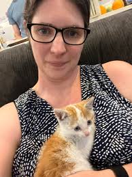 Ever since saving Trooper the newborn kitten we found in our yard; my girls  have begged for a cat. Thank god I have an amazing friend with Kitties that  will take all