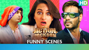 Action Jackson Best Comedy Scenes Ajay Devgn Sonakshi Sinha Yami Guatam Youtube