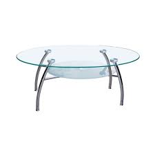 Metal coffee table legs like our heavy duty industrial coffee table leg and hairpin coffee table leg are highly versatile and easy to install, making ideal legs for live edge coffee tables. Two Tier Glass Coffee Table With Chrome Legs French Furniture From Homesdirect 365 Uk