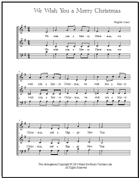 Maybe you would like to learn more about one of these? We Wish You A Merry Christmas Free Sheet Music