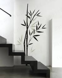 Bamboo Wall Decal Bedroom Living Room Nursery Wall Art Vinyl Stickers Tree Branch Decals Sticker Japanese H Wall Decals For Bedroom Bamboo Wall Art Bamboo Wall