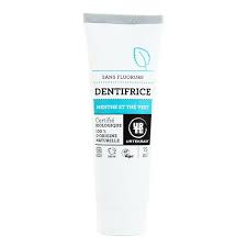Dentifrice Sans Fluor A La Menthe Et Au The Vert 75 Ml Urtekram