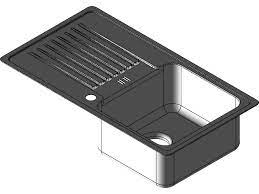 60/40 double bowl undermount kitchen sink with low divide (113) $ 540 15. Kitchen Sink Blanco Favos Mini 3d Cad Model Library Grabcad