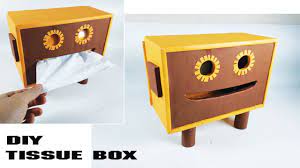 Cara membuat kotak tisu dari bahan bekas. Tutorial Membuat Tempat Tisu Dari Kardus Diy Tissue Box From Cardboard Youtube