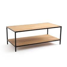 table basse rectangulaire chene et metal nova la redoute interieurs chene la redoute koffietafel interieur grote salontafels