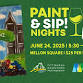 Paint & Sip Night - June 24, 2025