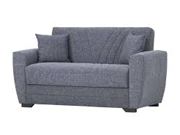 Einzelsofa 2 Sitzer Sofa Grau 170 Cm Bettfunktion Acun 1021000401