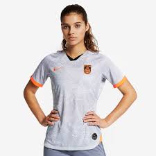 Nike Womens World Cup China Away Stadium Ss Jersey Wolf Grey Hyper Crimson Jerseys Womens Replica