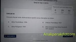 Peperiksaan memasuki perkhidmatan uitm 2020. Contoh Soalan Peperiksaan Online Uitm Bagi Gred 41 Blog Anak Perak