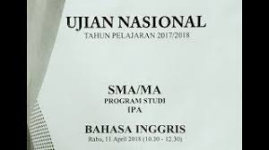 Untuk mendownloadnya kamu harus menyelesaikan try outnya dulu. Pembahasan Soal Un Bahasa Inggris Sma Ma 2018 Youtube