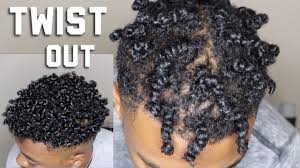 It's best to flat twist on clean hair, so before twisting, wash and condition hair, making sure to properly cleanse the scalp. Twist Out For Black Men Short Natural Hair Youtube