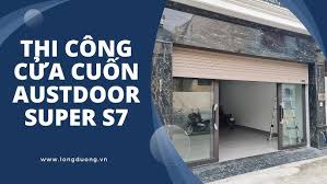 Lắp đặt cửa cuốn Austdoor Super-S7 | Motor AH500 | Lưu điện E1000