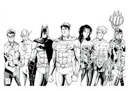 Our favorite dc characters come together to form the justice league, to keep our spirits high in the hope of heroes. The Magnificent Seven Of Justice League Coloring Page Netart