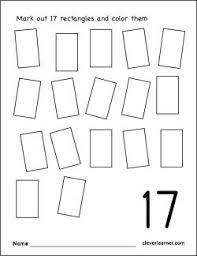 Number 17 Coloring Worksheet For Children Preschool Worksheets Printable Worksheets Printable Numbers