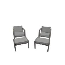 Check spelling or type a new query. Tortuga Outdoor Lakeview Aluminum Outdoor Club Chair Set With Ottomans Cushions Included 2 Piece Overstock 33069957