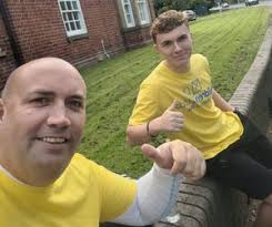 Telford father and son trek nearly 30 miles for charity to watch their  beloved Leicester City at West Bromwich Albion