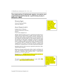 The malaysian country code and malaysia area code chart below gives you the necessary information for calling malaysian cities. Pdf The Relationship Of Intellectual Capital Innovation And Organisational Performance A Preliminary Study In Malaysian Smes Rohana Ngah Academia Edu