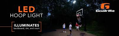 Amazon Com Goalrilla Led Basketball Hoop Light Illuminates Backboard Rim And Court And Fits All Goalrilla And Other In Ground Hoops Sports Outdoors