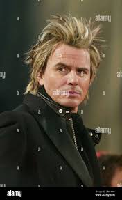 John Taylor of Duran Duran performing outside ABC's "Good Morning America"  Studios in Times Square in New York City