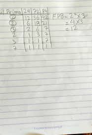 96 = 2 5 x 3. Fpb Dari 24 72 Dan 84 Adalah Brainly Co Id