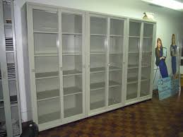 With plenty of storage shelves, you can find a home for all your decor. Sliding Glass Door 5 Layer Cabinets Steel Cabinets Office Furniture Furniture Home Living Furniture Shelves Cabinets Racks On Carousell