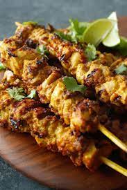 Chicken Skewers With Peanut Sauce Recipe