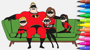 They come with coloring pages of each of the incredibles family members plus activities, recipes, and other fun incredibles activities for the whole family! Incredibles 2 Coloring Pages Rainbow Tv Youtube