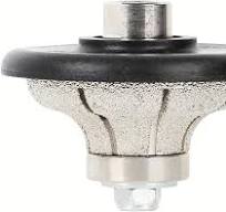 Raizi F30 Vacuum Brazed 30mm F Ogee-Bullnose Diamond Hand Profiler Wheel  Router Bit for Granite Edge with 5/8"-11 Thread (F30)