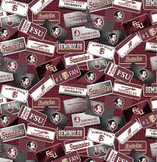 Cotton logo license plates are cotton logo license plate throughout the cotton belt. Florida State University Cotton Fabric With License Plate Design Sold By The Yard College Fabric Store