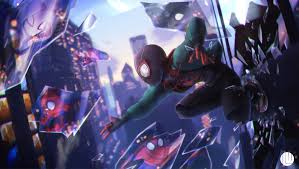 Wallpapers gratis para el desktop o escritorio del ordenador en windows o cualquier sistema. Fondos De Pantalla Para Pc De Spiderman Un Nuevo Universo 3840x2168 Wallpaper Teahub Io