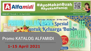 Kamu bisa lihat diskon untuk berbagai jenis produk mulai dari makanan. Promo Katalog Alfamidi 1 15 April 2021 Promo Bulan April Alfamidi Youtube