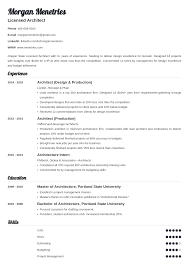 architecture resume examplessample