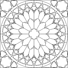 Rose Windows Mandala Coloring Pages Mandala Coloring Pages Mandala Coloring Rose Window