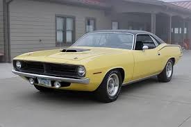 Image result for Yellow Gold 1970 Barracuda