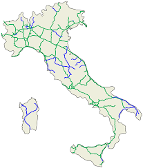 Sovente in italia quando si parla di crisi si individua come causa la bassa competitività delle aziende italiane, la loro bassa. File Rete Autostradale Italiana Con Superstrade Svg Wikimedia Commons