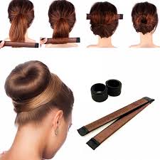Sock donut or complete donut. Magic Hair Bun Maker