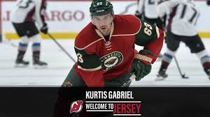 A fight and a win. Devils Sign Forward Kurtis Gabriel To One Year Two Way Contract