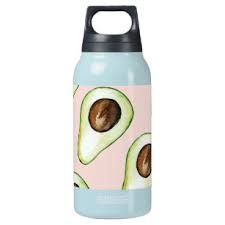 Avocado Water Bottles No Minimum Quantity Zazzle