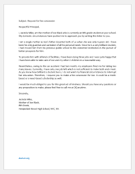 I have considerable experience of working in catering. Letter To School Principal For Fee Concession From Parents Document Hub