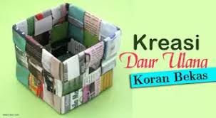 Macam macam kerajinan tangan dari barang bekas | cara membuat kerajinan tangan vas bunga & pot bunga dari kaleng bekas. Cara Membuat Kerajinan Tangan Dari Koran Bekas Rekreartive