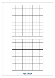 free printable blank sudoku puzzles